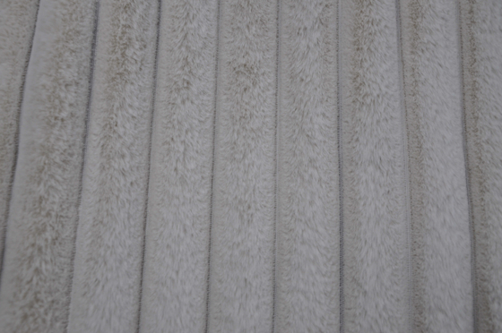 Pelliccia scanalata 100Polyester 150cm CW del coniglio o regolabile