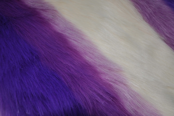 sbiadisca la pelliccia lunga del Faux dei capelli di colore 150cm, crei il modo caldo e lussuoso dell'inverno
