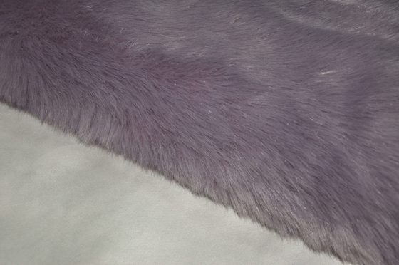 Il tessuto lungo della pelliccia di falsificazione dei capelli del jacquard 150cm ha modellato 100%AC