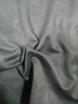 Suede nero a una sola faccia 300 gm