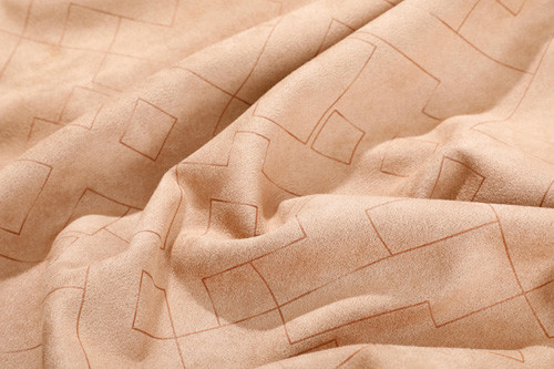 Poliestere Sherpa del tessuto della pelle scamosciata del Faux del modello del jacquard