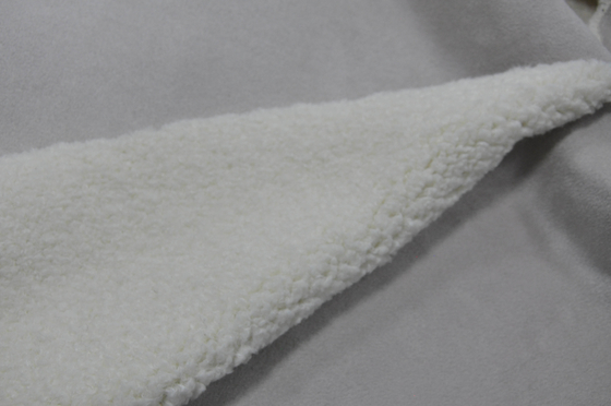 PELLICCIA 755gsm: PELLICCIA: UNITÀ DI ELABORAZIONE DI SHERPA: Tessuto legato della PELLE SCAMOSCIATA SOLIDA