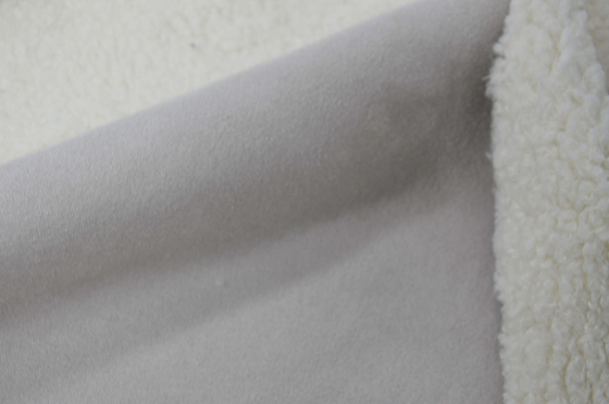 PELLICCIA 755gsm: PELLICCIA: UNITÀ DI ELABORAZIONE DI SHERPA: Tessuto legato della PELLE SCAMOSCIATA SOLIDA