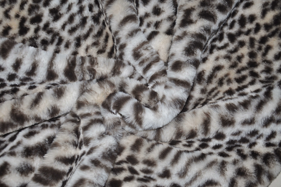 Grinza 150CM resistente del tessuto della stampa del leopardo di 435GSM 100%P