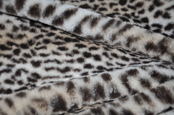 Grinza 150CM resistente del tessuto della stampa del leopardo di 435GSM 100%P