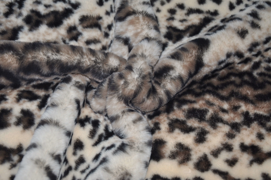 Larghezza 150CM 100% tessuti 440gsm respirabile della stampa del leopardo del poliestere
