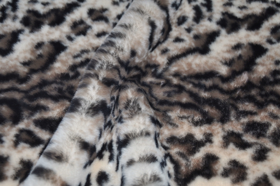 Larghezza 150CM 100% tessuti 440gsm respirabile della stampa del leopardo del poliestere