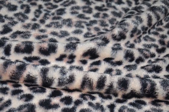 Il leopardo 100% del poliestere stampa la larghezza del tessuto 310gsm 150CM