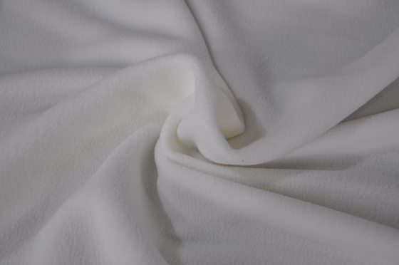 Bianco 265 grammi 100 poliestere 150 cm CW O velluto polare regolabile