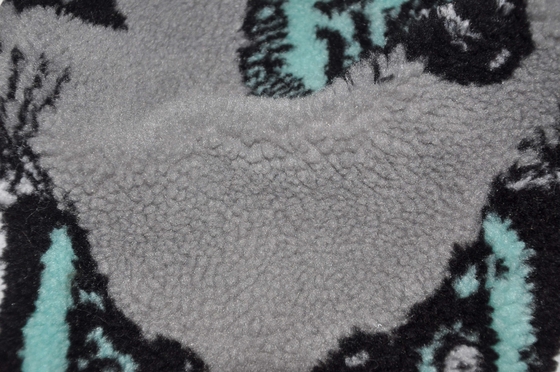 Poliestere 100% 150cm CW o tessuto regolabile di Sherpa del Faux 400gsm