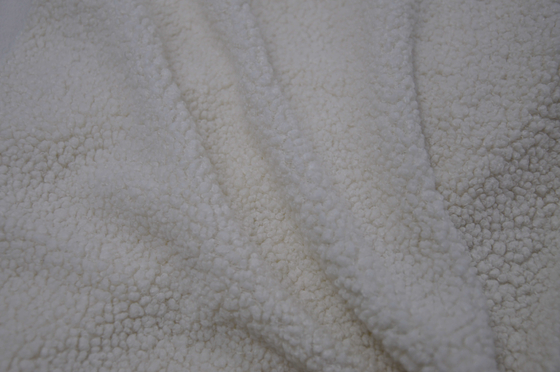 Poliestere 100% 150cm CW o tessuto regolabile di Sherpa del Faux 310gsm