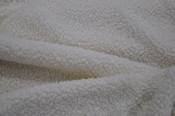 Poliestere 100% 150cm CW o tessuto regolabile di Sherpa del Faux 310gsm