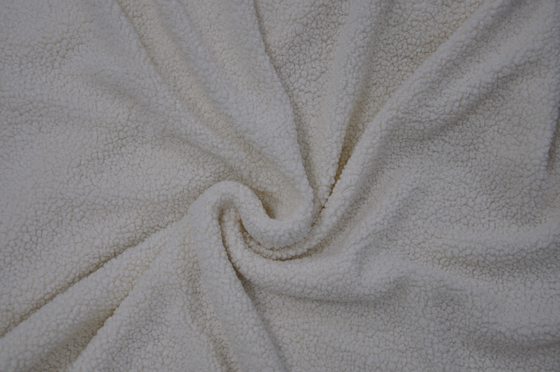 Poliestere 100% 150cm CW o tessuto regolabile di Sherpa del Faux 310gsm