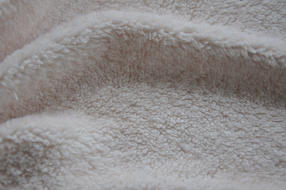 Tessuto di miscela solido rosso del cotone della lana di Shu Velveteen 150cm
