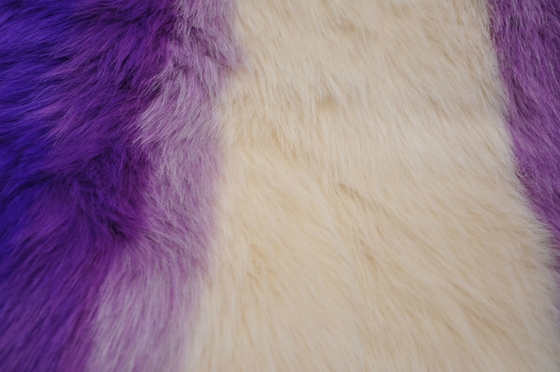 sbiadisca la pelliccia lunga del Faux dei capelli di colore 150cm, crei il modo caldo e lussuoso dell'inverno