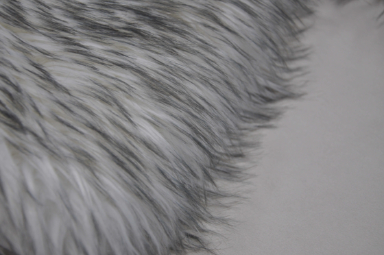 Jacquard lungo 100%AC del tessuto della pelliccia dei capelli o misto con il mackintosh