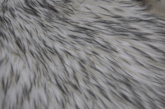 Jacquard lungo 100%AC del tessuto della pelliccia dei capelli o misto con il mackintosh