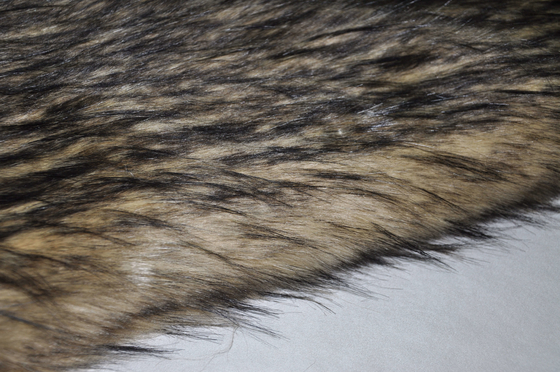Pelliccia di Fox lunga del tessuto 150cm della pelliccia dei capelli del Faux solido, 100%AC o misto con il mackintosh