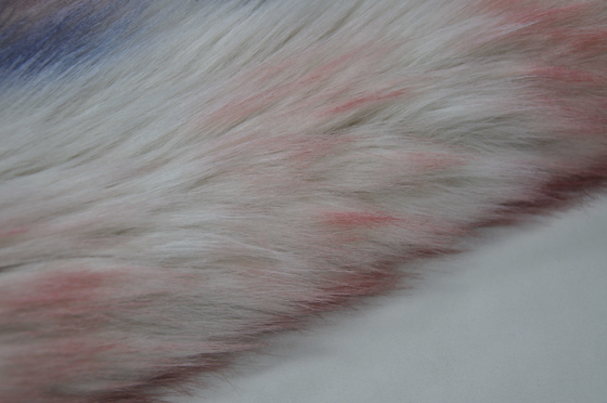 Il Fox falso lungo del tessuto 150cm della pelliccia dei capelli di colori di pendenza tre, fornisce l'ultimi calore e comodità per la decorazione della casa dell'inverno