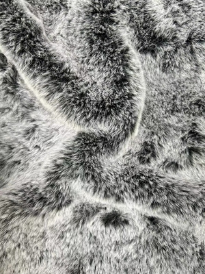 Poliestere 100% del tessuto della pelliccia del coniglio del Faux 150cm CW o regolabile