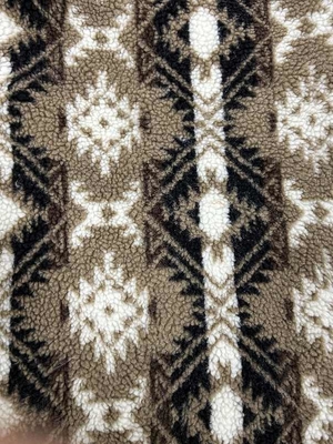 100% poliestere Jacquard Falso Lana di agnello 380gm Larghezza della porta efficace 150cm