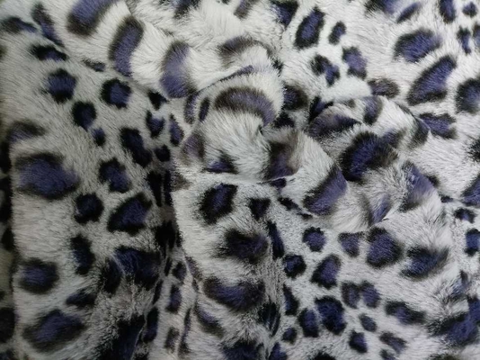 Tessuto lussuoso 100% del poliestere della stampa del leopardo per modo unico