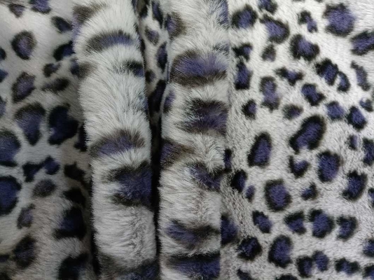 Tessuto lussuoso 100% del poliestere della stampa del leopardo per modo unico