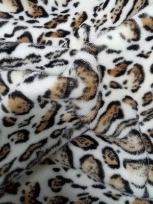 680GSM Leopard Stampa tessuto di poliestere per moda unica 100% tessuto di poliestere
