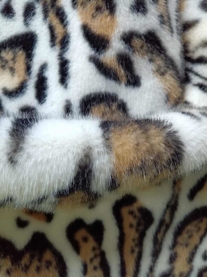 680GSM Leopard Stampa tessuto di poliestere per moda unica 100% tessuto di poliestere