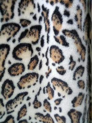 680GSM Leopard Stampa tessuto di poliestere per moda unica 100% tessuto di poliestere