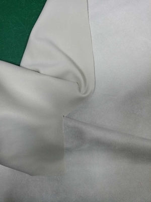 Suede bianco latte a una faccia 295 gm