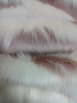 rosa bianco 150cm Capelli lunghi False Fur,Crea calda e lussuosa moda invernale