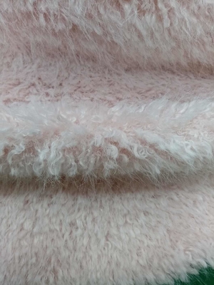 150 cm di tessuto a maglia morbido o regolabile rosa ricci tessuto a maglia alla moda